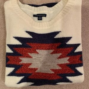 American Eagle Tribal Sweater Size Small